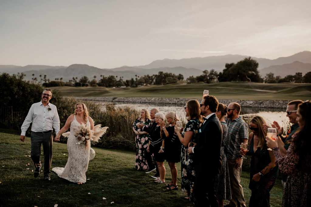 Couple gets married in Palm Springs, California